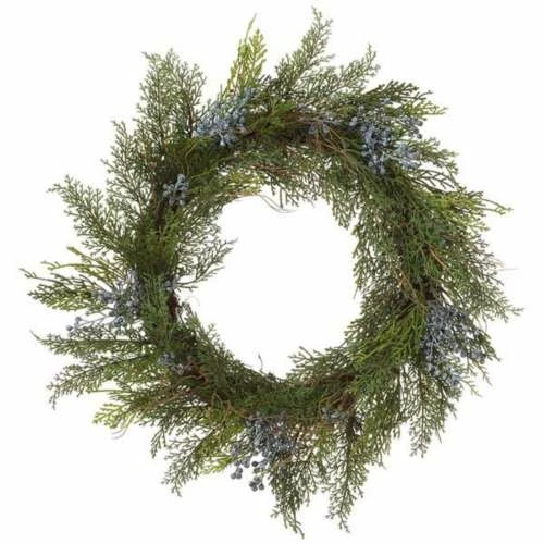 Brand new ✔️ Wreaths & Garland Allstate Floral 22" Juniper With Berry Wreath ✔️
