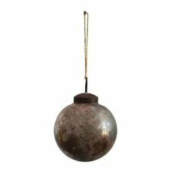 Wholesale 🧨 Ornaments & Stockings Creative Co-Op Mercury Glass Ball Oranament With Verdigris Finish ⭐