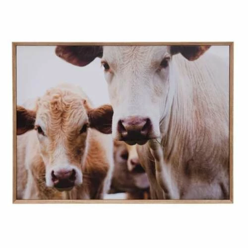 Best Sale βοΈ Paintings & Prints Creative Co-Op Wood Framed Wall DΓ©cor With Cows Photography π§¨