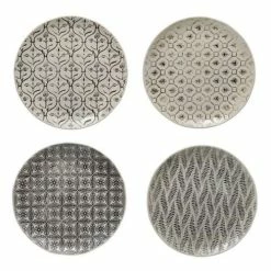 Budget 🔔 Serving Dishes & Cutting Boards Creative Co-Op Assorted Hand-Stamped Plate With Pattern 🛒