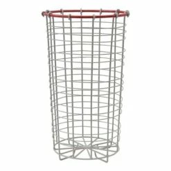 Coupon 💯 Baskets & Trays Creative Co-Op Metal Wire Basket With Red Rim 🧨