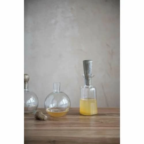 Best deal ๐ Vases & Pots Creative Co-Op Glass Decanter With Mango Wood Stopper โญ - Image 4