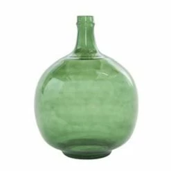 Discount 🎉 Vases & Pots Creative Co-Op 13" Vintage Reproduction Green Glass Bottle Vase 🔔