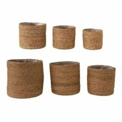 Hot Sale ✨ Baskets & Trays Creative Co-Op Hand-Woven Baskets With Plastic Lining 🥰