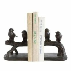 Best Sale 🎉 Figurines & Sculptures Creative Co-Op Brid On Branch Bookends 🔥