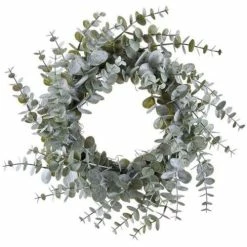Promo 🌟 Wreaths & Garland Allstate Floral 18" Eucalyptus Wreath ✔️