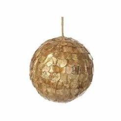 Wholesale 🧨 Ornaments & Stockings Allstate Floral 6" Leaf Pod Ball Ornament 🌟