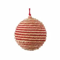 Brand new 😉 Ornaments & Stockings Allstate Floral 4" Hemp Ball Ornament ✨