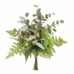 Budget ✨ Florals & Picks Allstate Floral Eucalyptus, Sedum, Fern Bouquet 🤩